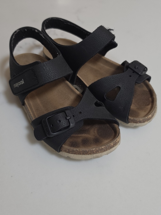 Mayoral Other - Mayoral Black Toddler Adjustable Strap Sandals